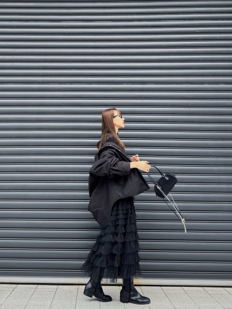 画像3: Tulle tiered skirt