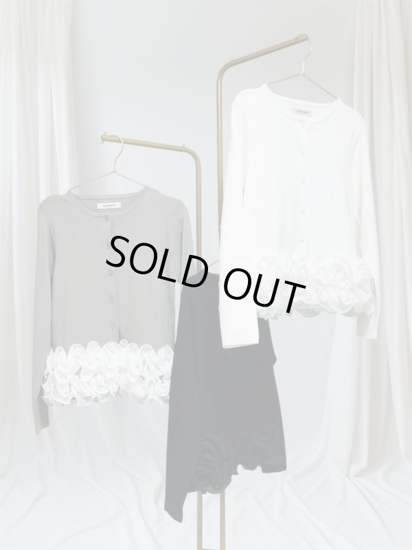 画像1: Flower cardigan (1)