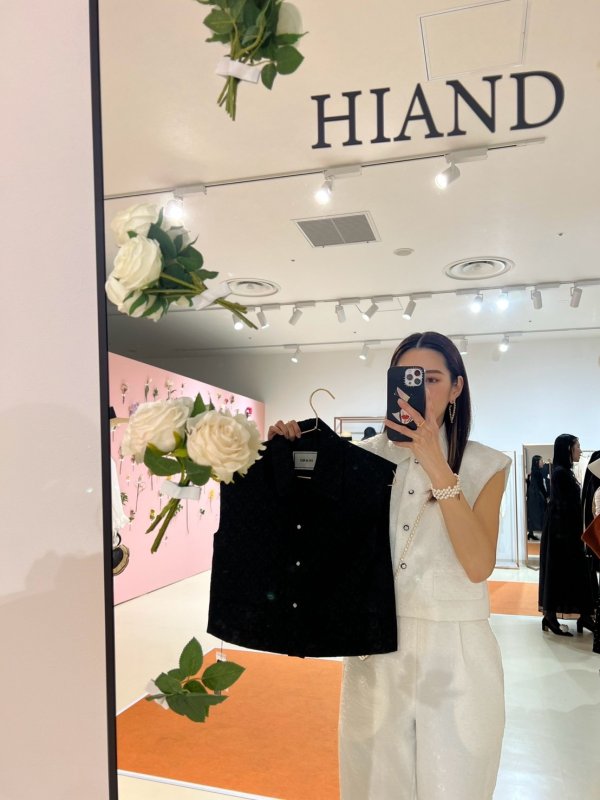 画像8: Flower Jacquard Vest (8)