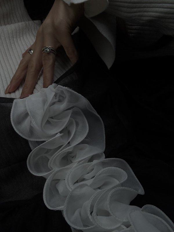 画像13: Flower frill cami OP (13)