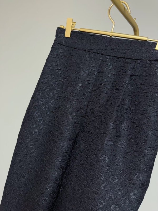 画像3: Flower jacquard tapered pants (3)