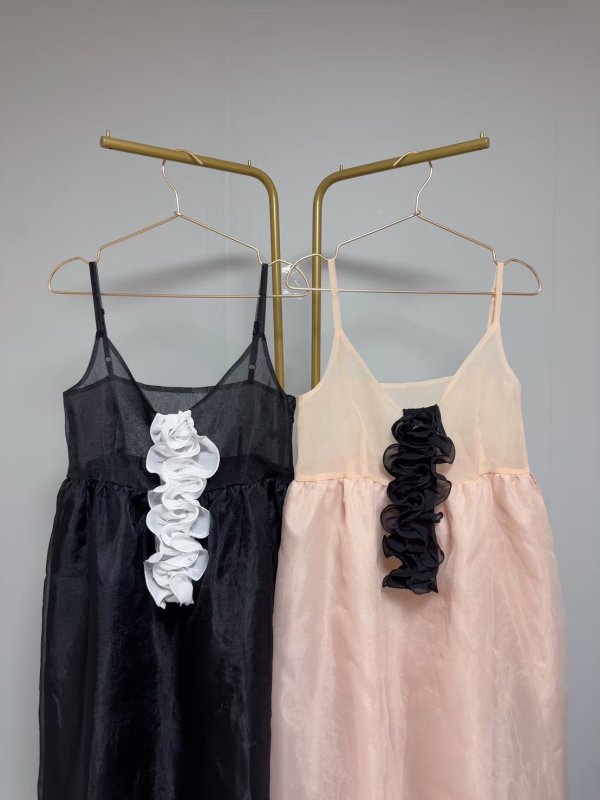 画像4: Flower frill cami OP (4)