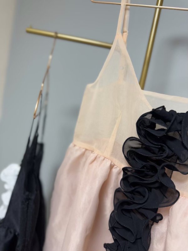 画像3: Flower frill cami OP (3)