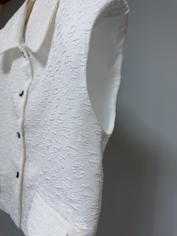 画像5: Flower Jacquard Vest (5)