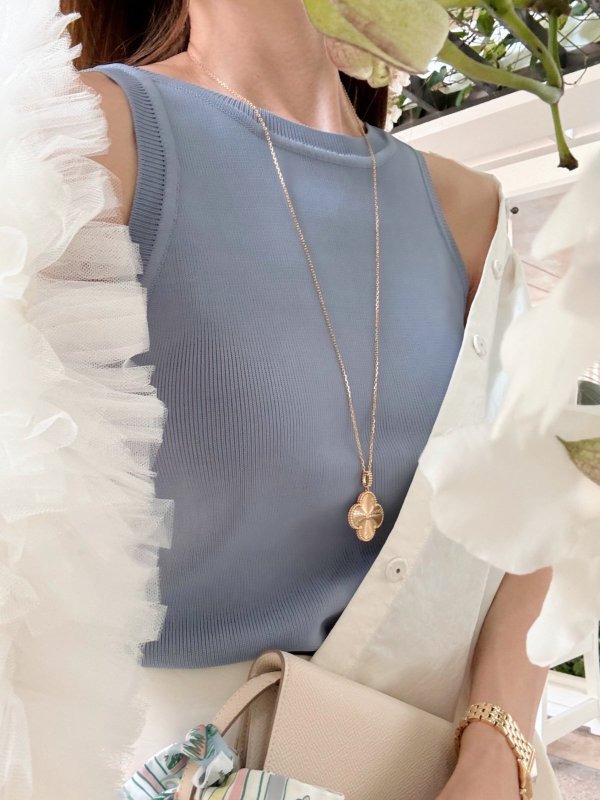 画像7: 2way center tulle shirt (7)