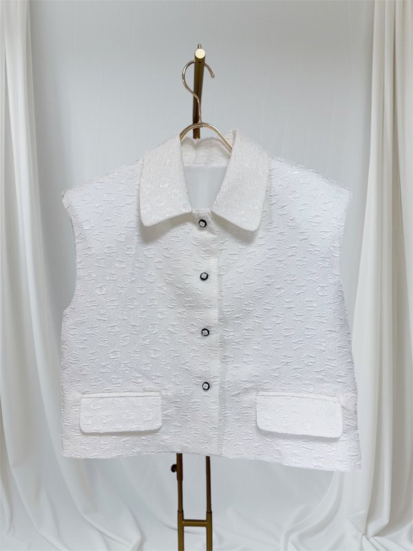 画像2: Flower Jacquard Vest (2)