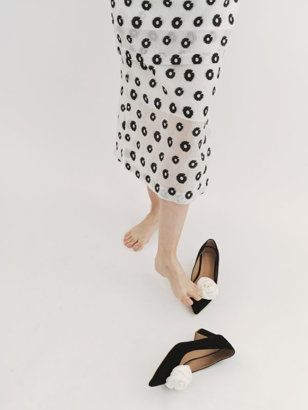 画像9: Bicolor jacquard skirt (9)