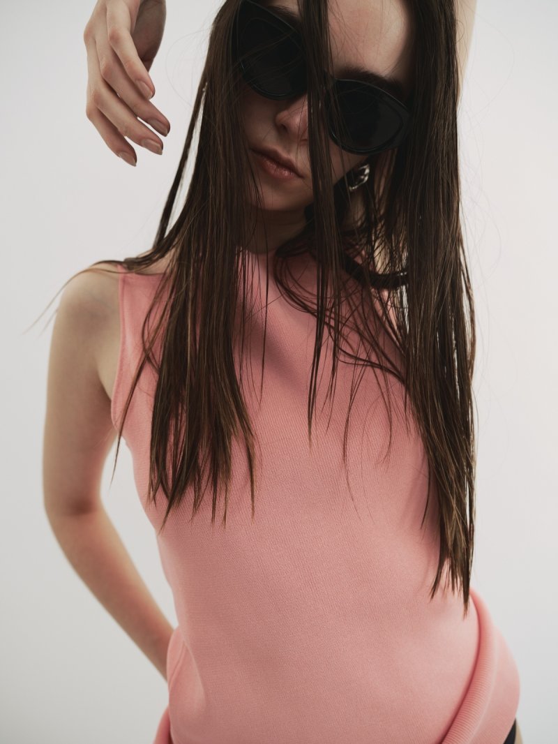 画像2: Basic long knit tank