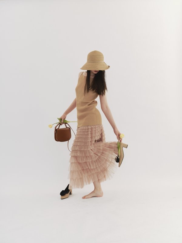 画像5: Basic long knit tank (5)