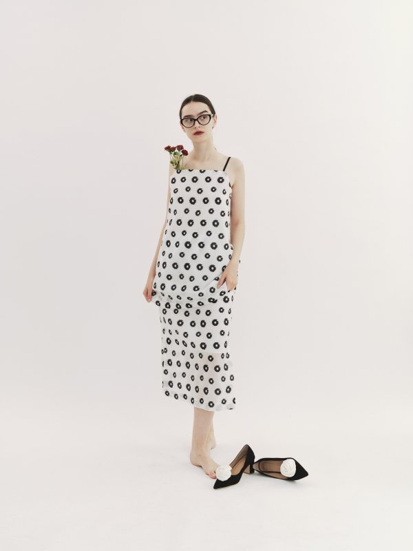 画像2: Bicolor jacquard camisole (2)