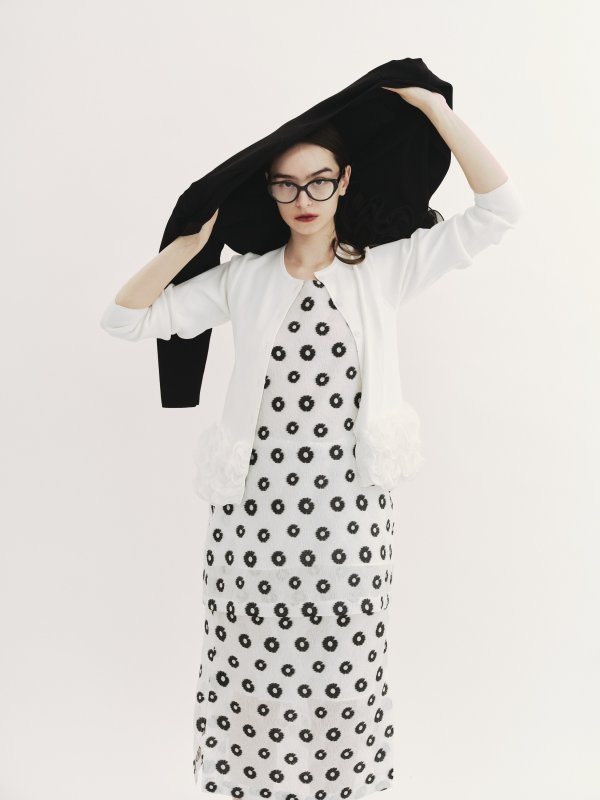 画像5: Bicolor jacquard camisole (5)