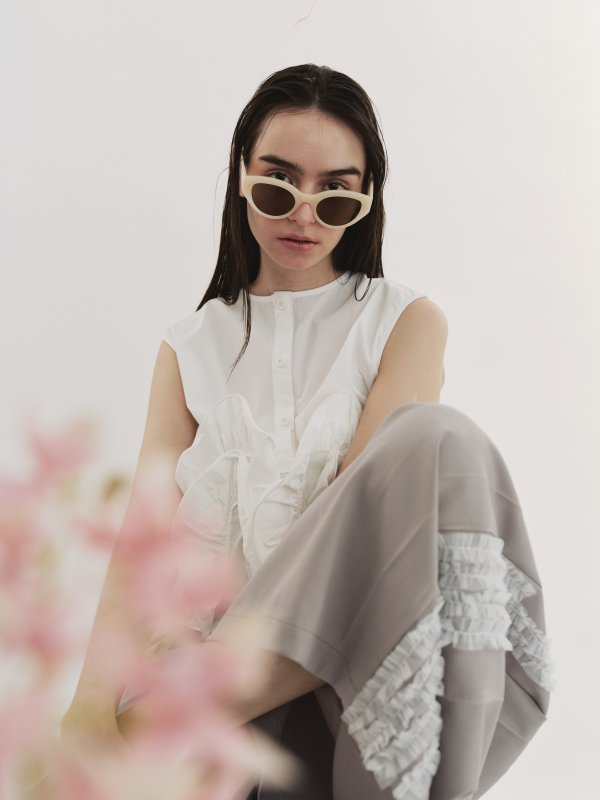 画像7: Tack wide pants (7)