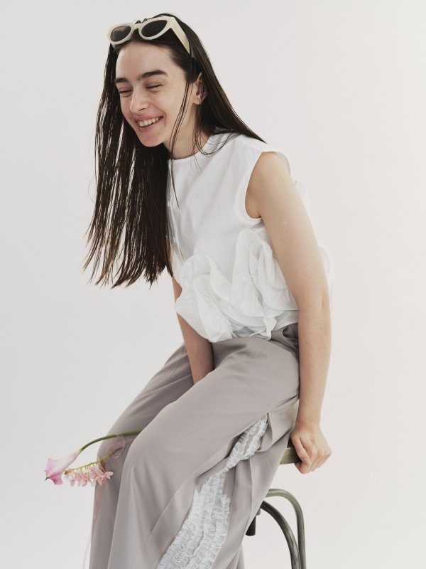 画像9: Tack wide pants (9)