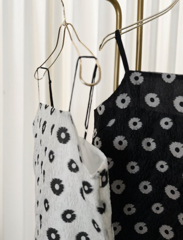 画像4: Bicolor jacquard camisole (4)