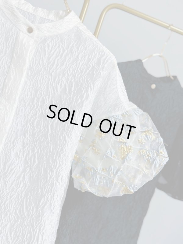 画像3: Jacquard Lantern Blouse (3)