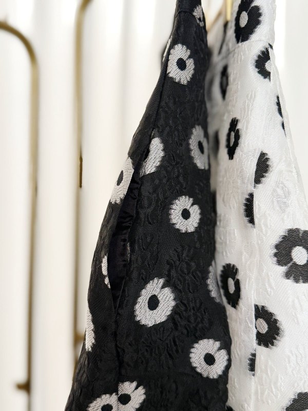 画像4: Bicolor jacquard skirt (4)