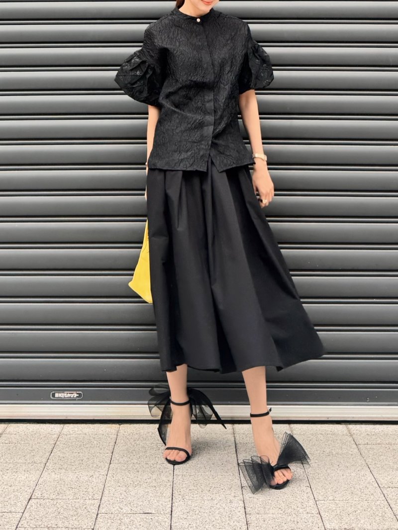 画像1: Jacquard Lantern Blouse