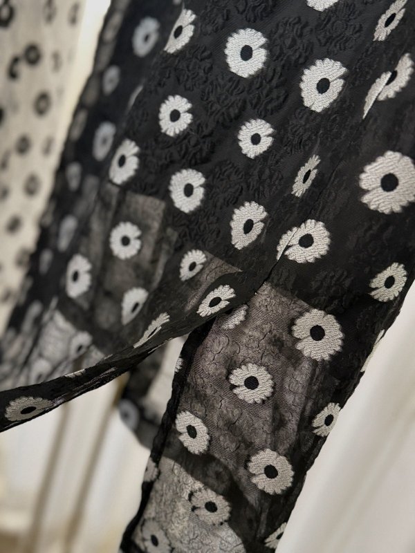 画像3: Bicolor jacquard skirt (3)