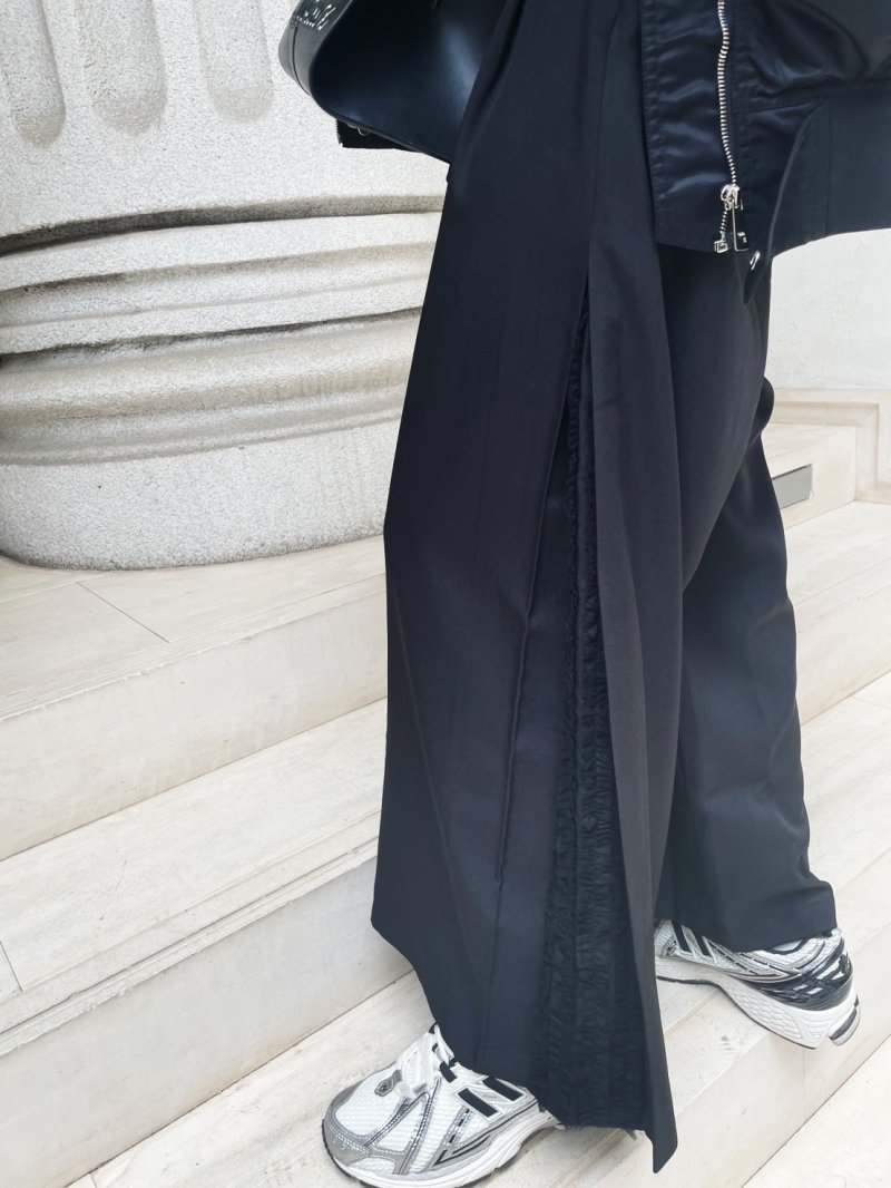 画像1: Tack wide pants