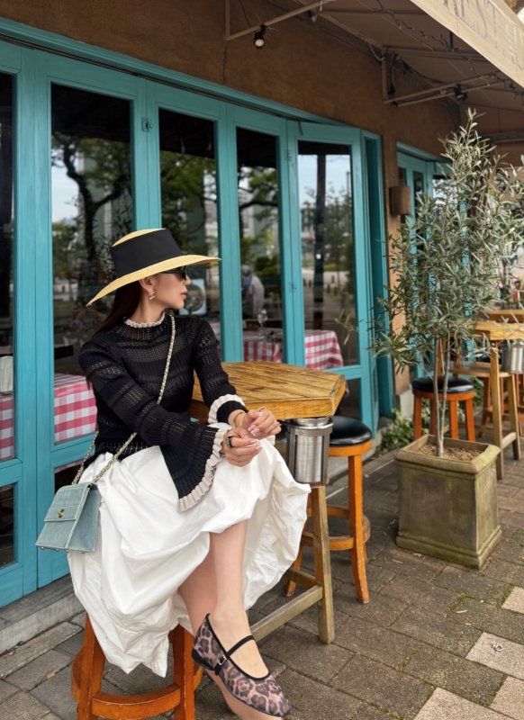 画像10: Sheer Leopard Mary Jane Pumps (10)