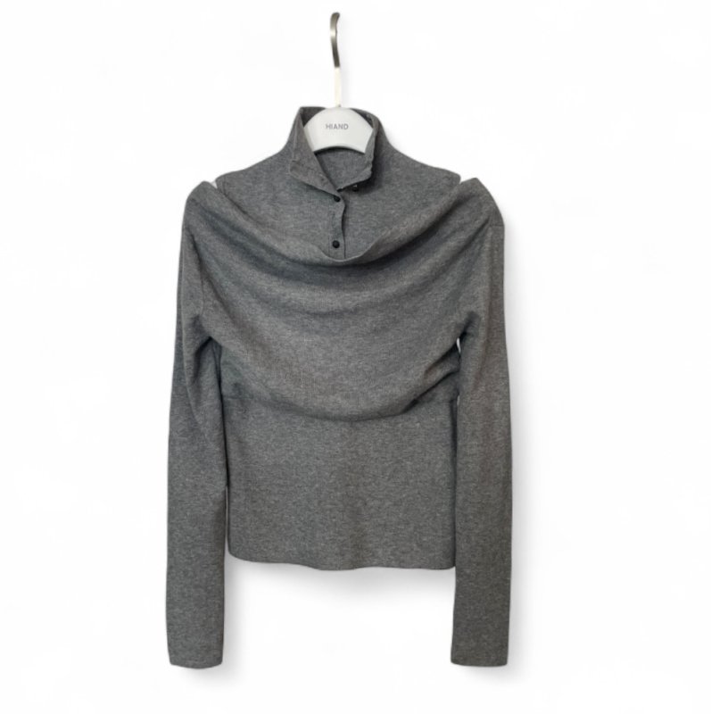 画像2: 限定受注予約販売★3way Layered Off-Shoulder Knit  (2)