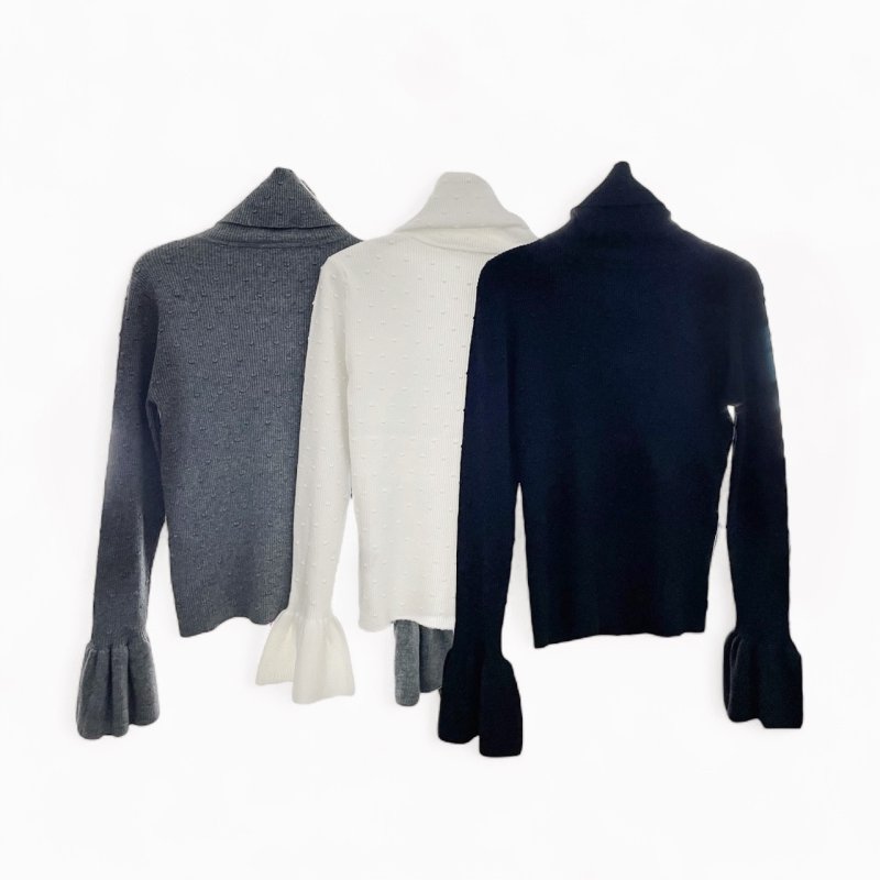 画像4: Petal-Cuff dotrib Turtle Knit★IVORYのみ限定受注 (4)