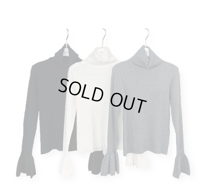 画像2: Petal-Cuff dotrib Turtle Knit (2)