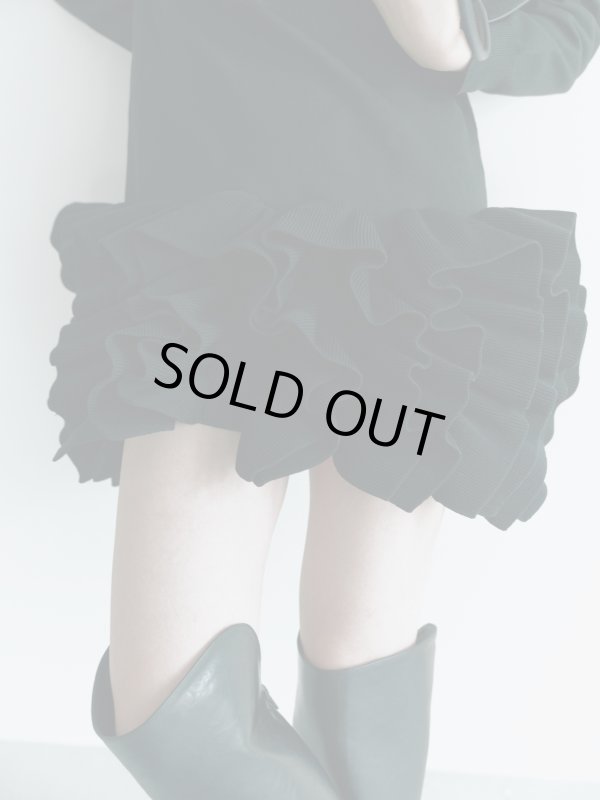 画像11: Ruffled-Hem Polo Dress (11)