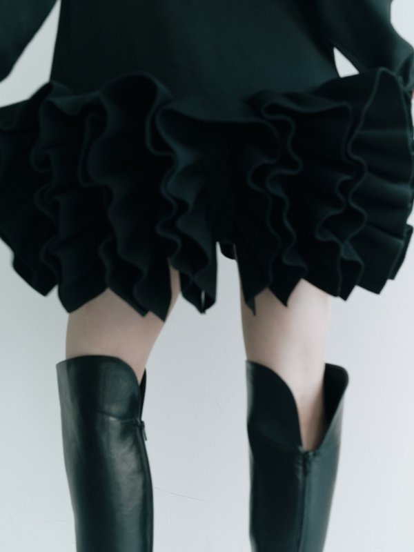 画像10: 限定受注予約販売★Ruffled-Hem Polo Dress (10)