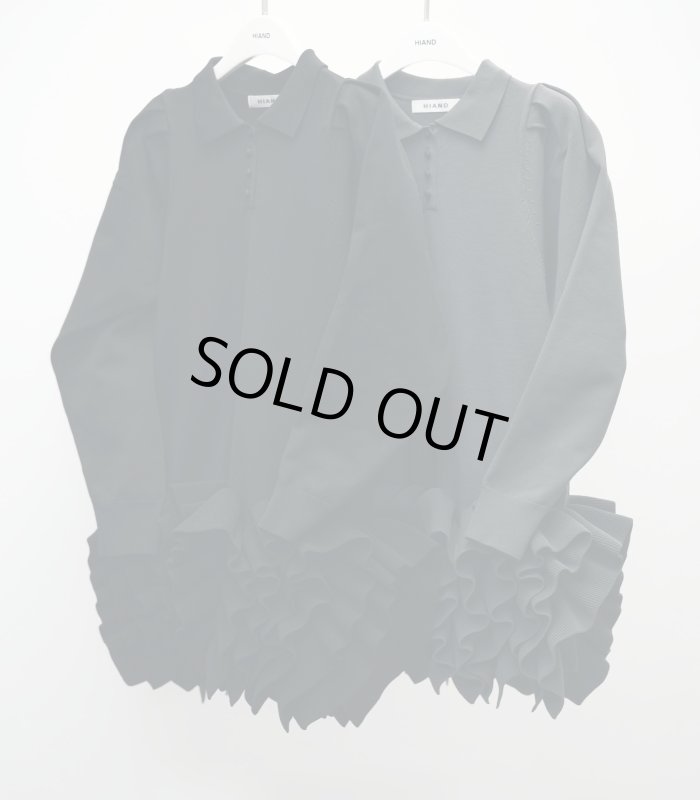 画像9: Ruffled-Hem Polo Dress (9)