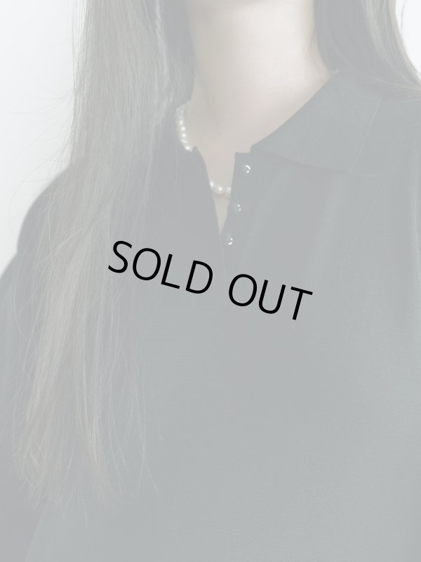 画像13: Ruffled-Hem Polo Dress (13)