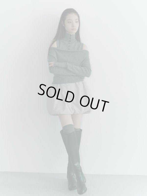画像6: 3way Layered Off-Shoulder Knit  (6)