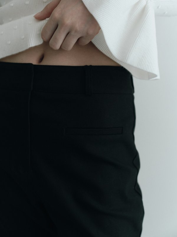 画像3: Stretch Straight Half Pants (3)