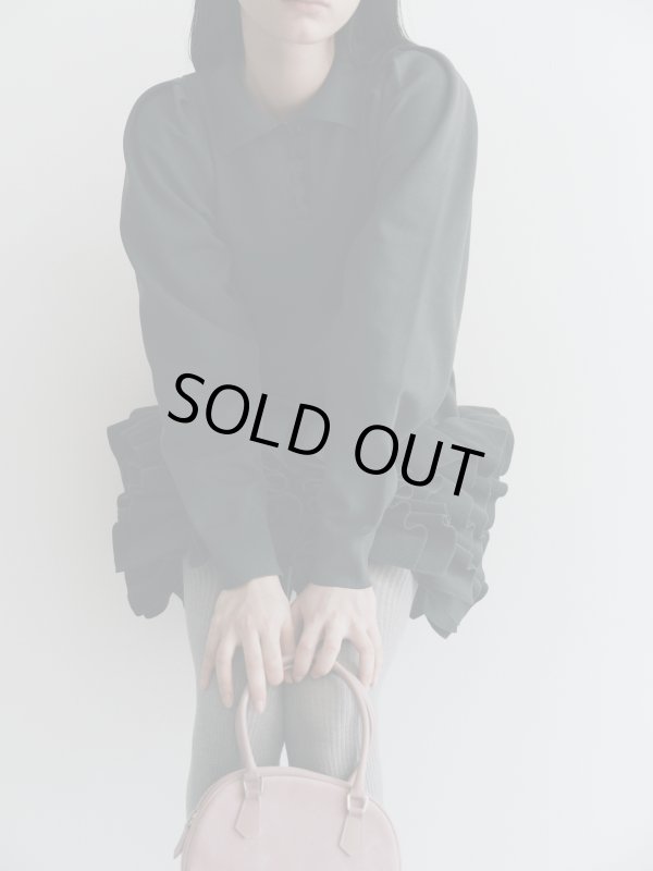 画像17: Ruffled-Hem Polo Dress (17)