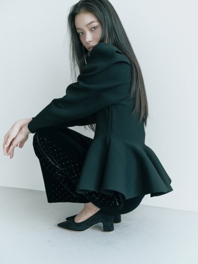画像3: 3D Peplum Ruffle Tops