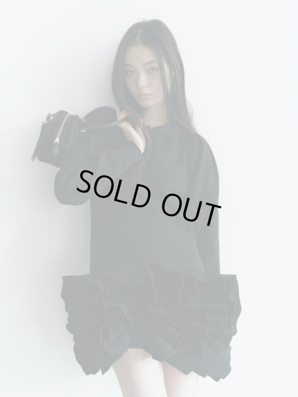 画像3: Ruffled-Hem Polo Dress (3)