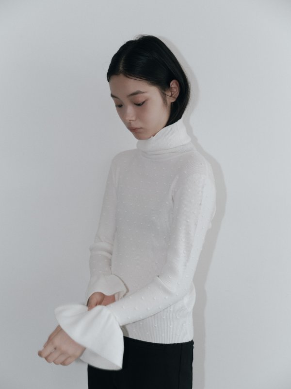 画像11: Petal-Cuff dotrib Turtle Knit★IVORYのみ限定受注 (11)