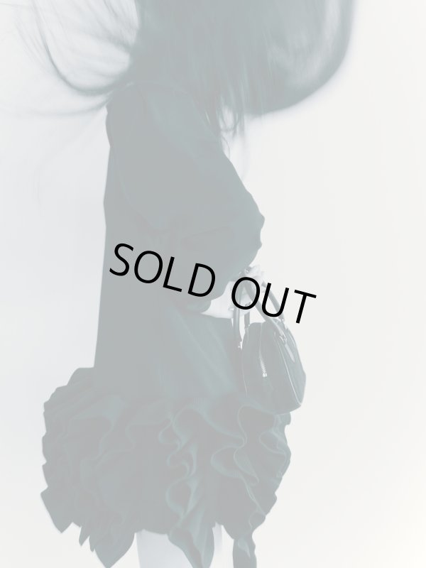 画像1: Ruffled-Hem Polo Dress (1)