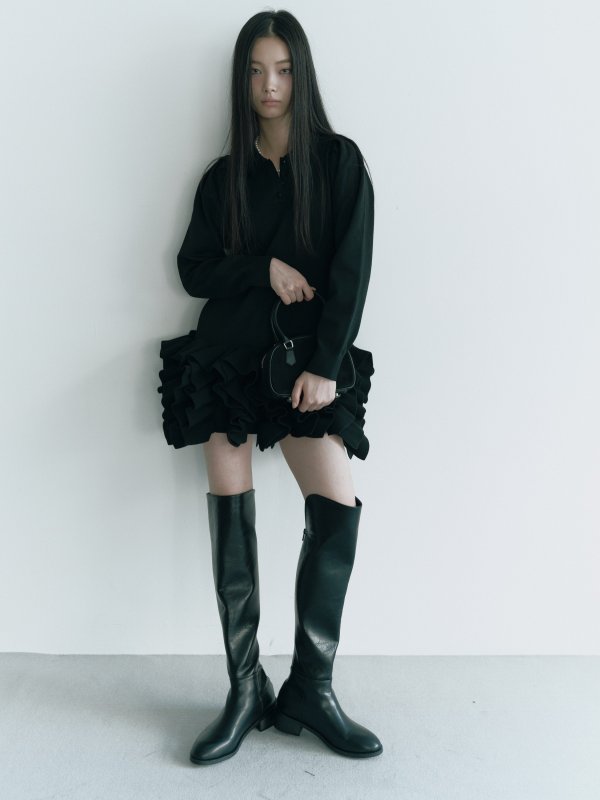 画像7: 限定受注予約販売★Round-top Knee-High Boots (7)