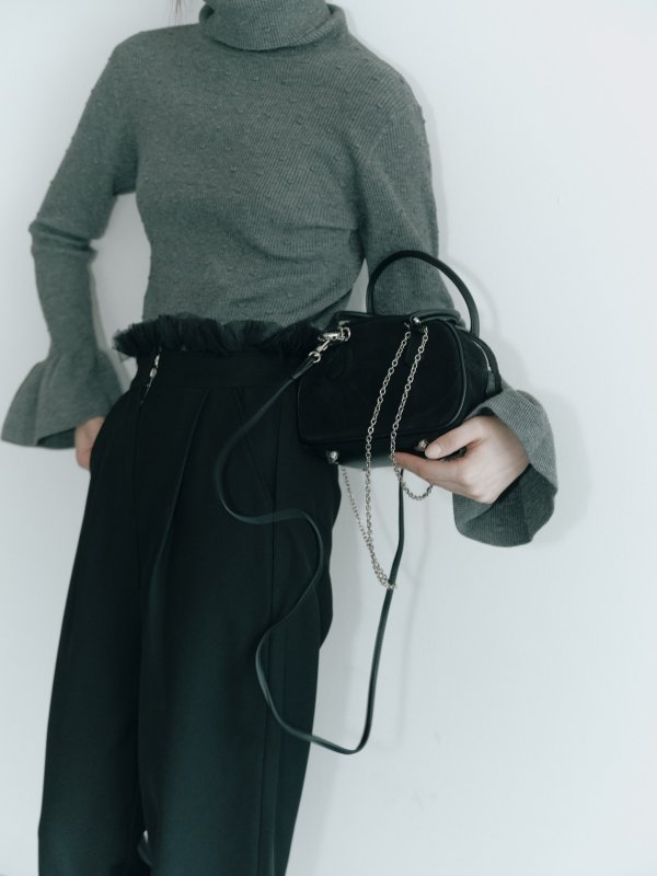 画像5: Tucked tulle ruffled pants (5)