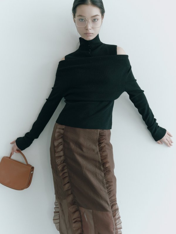 画像15: 限定受注予約販売★3way Layered Off-Shoulder Knit  (15)