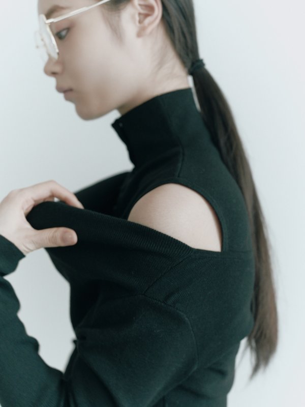 画像14: 限定受注予約販売★3way Layered Off-Shoulder Knit  (14)