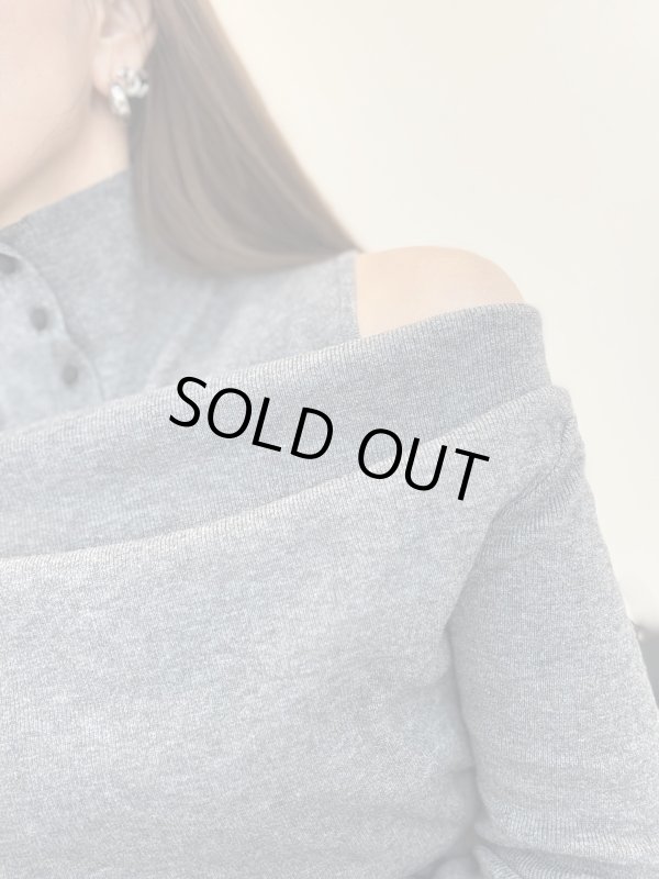 画像21: 3way Layered Off-Shoulder Knit  (21)