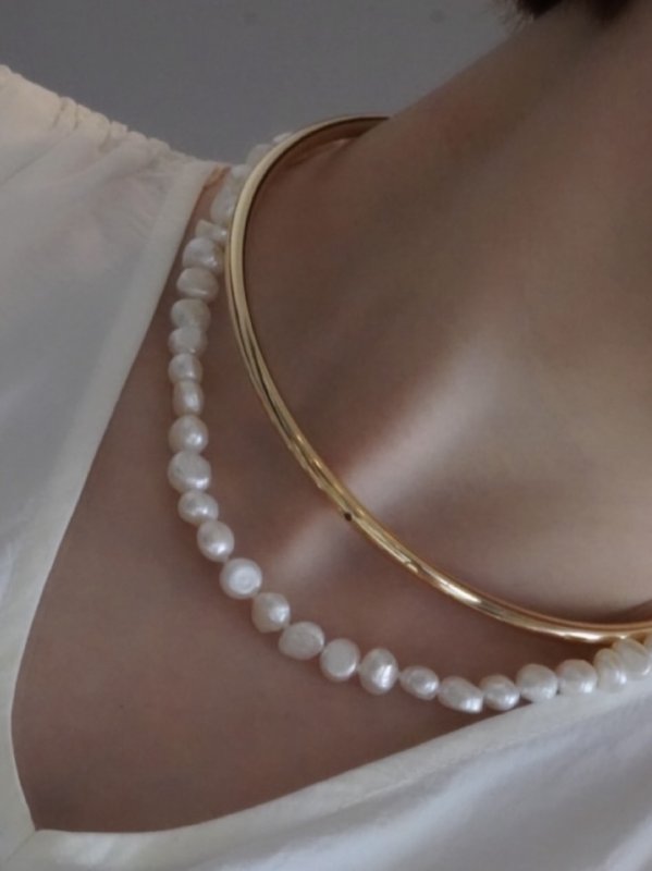 画像3: Drops Pearl Bracelet & Necklace Set (3)