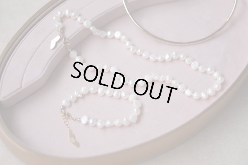 画像1: Drops Pearl Bracelet & Necklace Set (1)