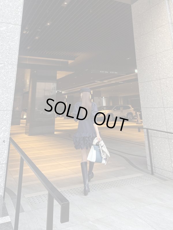 画像15: Ruffled-Hem Polo Dress (15)