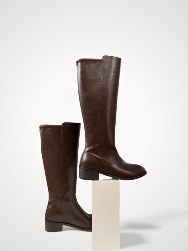 画像1: Classic Long Boots (Brown) (1)