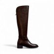 画像4: Round-top Knee-High Boots(Brown) (4)