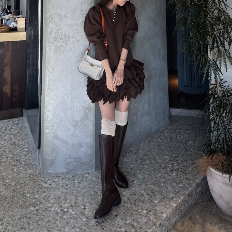 画像2: Classic Long Boots (Brown)