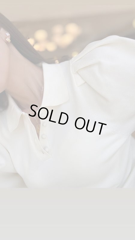 画像2: Ruffled-Hem Polo Dress (2)